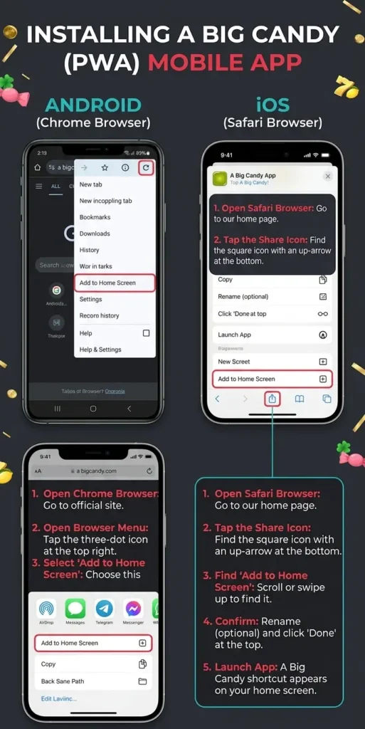 A Big Candy app